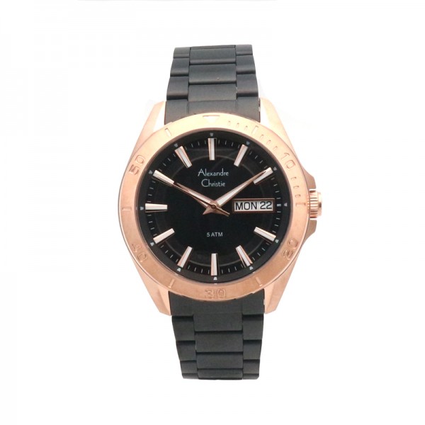 Alexandre Christie AC 6512 Rosegold Black MEBBRBA